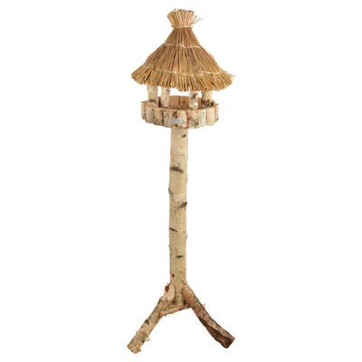 Comedero para Pajaros Mesa Redonda en Poste